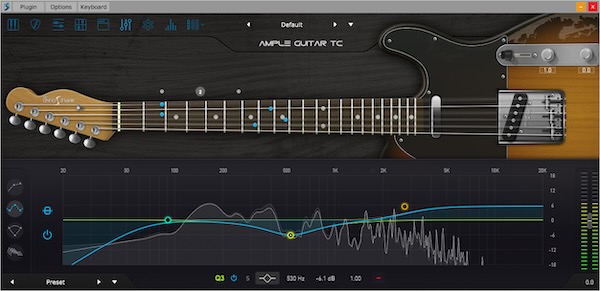 Ample Sound「Ample Guitar TC」本物と見分けがつかない自然な演奏感を実現！Fender Telecasterの明るく鋭いトワンギーな魅力とロックソリッドなキャラクターを余すことなく再現、カントリー、ロック、ファンク、インディーまで対応の究極バーチャルテレキャスター｜DTMプラグインセール