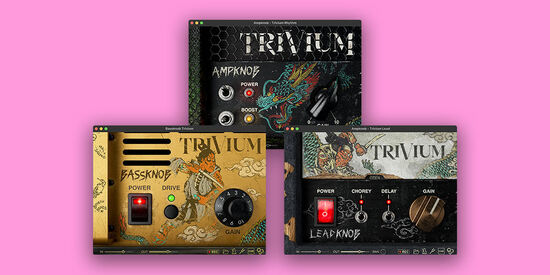 Bogren Digital「Trivium AmpKnob Bundle」ギター録音、ソロ制作、ベースライン構築すべてに対応！Trivium公式監修の本格アンプシミュ3種で“自宅メタル制作環境”をプロレベルにアップグレード｜DTMプラグインセール