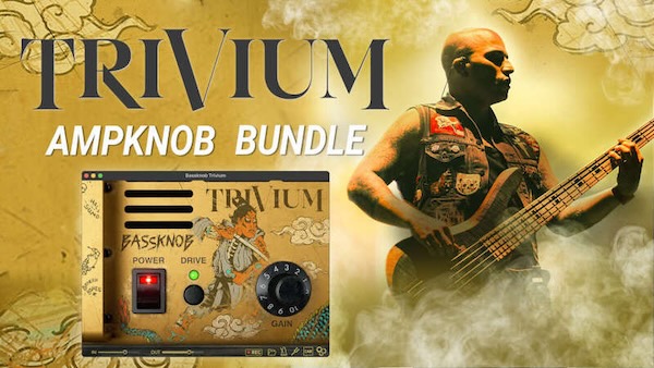 Bogren Digital「Trivium AmpKnob Bundle」ギター録音、ソロ制作、ベースライン構築すべてに対応！Trivium公式監修の本格アンプシミュ3種で“自宅メタル制作環境”をプロレベルにアップグレード｜DTMプラグインセール