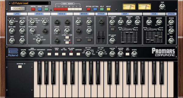 Roland「PROMARS」JUPITER-4の兄弟機が完全蘇生！1979年発売の希少シンセサイザーを回路レベルまで音響的に正確再現、ぶ厚く豊かで刺激的サウンド、大きな低音とリードを響かせる中古市場で人気急上昇の伝説機プラグイン版｜DTMプラグインセール
