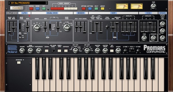 Roland「PROMARS」JUPITER-4の兄弟機が完全蘇生！1979年発売の希少シンセサイザーを回路レベルまで音響的に正確再現、ぶ厚く豊かで刺激的サウンド、大きな低音とリードを響かせる中古市場で人気急上昇の伝説機プラグイン版｜DTMプラグインセール