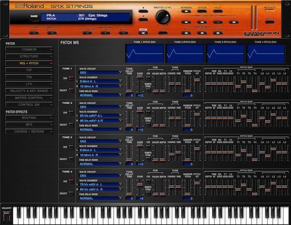 Roland「SRX STRINGS」著名ヨーロッパ・オーケストラを現地サンプリング！世界最高峰の表現力を誇るステレオ・サンプリング・ストリングスをワンタッチアクセス、複数アーティキュレーション&広範ベロシティ対応のステレオ・サンプリング・ストリングス｜DTMプラグインセール