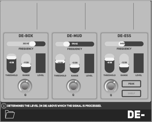23DSP「De-」EQではどうにもならない“音の濁り”を徹底補正！こもり、箱鳴り、刺さる高音まで一括処理できる、De-Esser・De-Mud・De-Boxが一体化した補正特化型プラグイン｜DTMプラグインセール