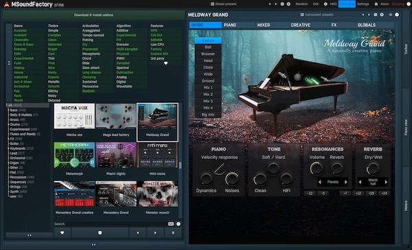 MeldaProduction「MSoundFactory」オシレーター・フィルター・サンプラーを自由自在に組み合わせ!8つのモジュレーターと無制限のカスタマイズ性能が実現する、従来の楽器プラグインを超越した音響創造体験|DTMプラグインセール
