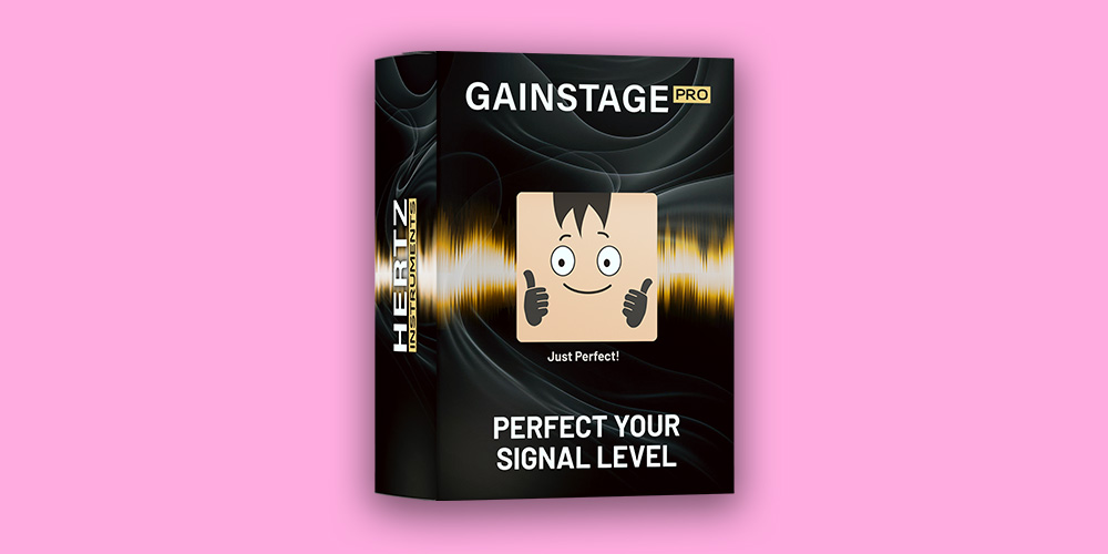 Hertz Instruments「GainStage Pro」音割れ・音痩せ・ノイズの原因を根本解決!録音ゲインの“ちょうどいい”を自動判断する、DAWに挿すだけで誰でもプロ級のレベル管理ができるユーティリティプラグイン|DTMプラグインセール