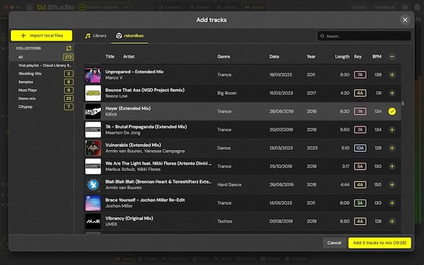 DJ.Studio「DJ.Studio」従来のDJミックスに革命！ハードウェア不要でノートパソコン1台完結する、20万人のDJが愛用するタイムライン・ベースの次世代ミックス制作環境｜DTMプラグインセール