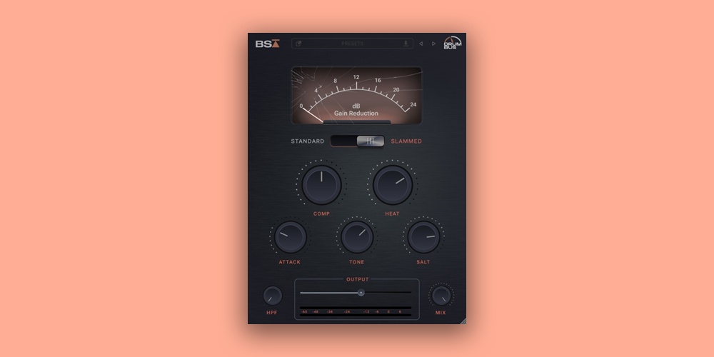 Black Salt Audio「Drum Bus」レシオやミリ秒を気にせず数秒でドラムに生命力を注入!プロレベル・テクニックを数十年分凝縮した、シンプル操作で到達するトップ・ミキサー級のドラムミックス|DTMプラグインセール