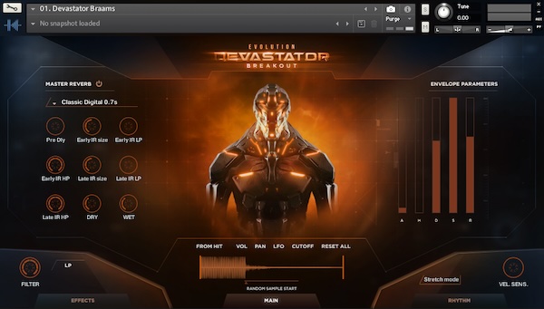 Keepforest 「Evolution: Devastator Breakout Pro」現代映画・ゲームの暴力的サウンドデザインから着想!2300超WAVファイル・900超ループサンプル収録した、息を呑むパーカッション・完全演奏可能楽器・ダイナミック・ティックトック・レイヤーの集大成|DTMプラグインセール