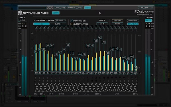 Newfangled Audio「EQuivocate」人間の耳をモデル化した革命的26バンドEQ！透明性を保つマッチEQ機能で完璧トーン・マッチングする、パワフルかつプレサイス・ヒューマン・イヤー・イコライザー｜DTMプラグインセール