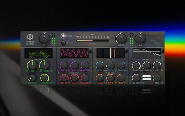 IK Multimedia「Prism Reverb」美しいウォッシュを超越した音響探求のプレイグラウンド！独立ピッチシフター2基が実現する、タイトフォーカス空間から広大アンビエント環境まで自在造形する新次元シマー・リバーブ｜DTMプラグインセール