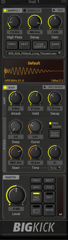 Plugin Boutique「BigKick」キックドラム制作の革命ツール！音作り・チューニング・レイヤー・ミックスまで全部この1本で完結｜DTMプラグインセール
