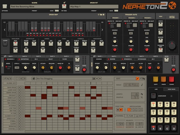 D16 Group「Nepheton 2」40年間音楽史を支配し続けた伝説の808サウンドが現代に蘇る！アイコニックなドラムマシンとヒップホップ・トラップ制作に欠かせない重低音ビート｜DTMプラグインセール
