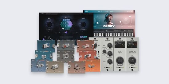 「UJAM x UAD 808 Bundle」プロ仕様の808ベース、トラップドラム、アナログ質感の全てをこの1本で実現！SUBCRAFTとGLORYでキックと808を支配し、Century TubeとVerveでアナログ感をプラスする、ビートメイクの即戦力になる4製品｜DTMプラグインセール