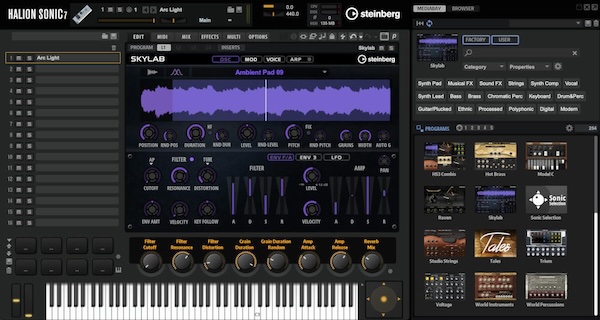 Steinberg「HALion Sonic 7 Collection」35GB・3700プリセット・15インストゥメントを統合した音楽制作の完全パッケージ！FMシンセからグランドピアノ、世界民族楽器まで網羅する究極のサウンドライブラリ｜DTMプラグインセール