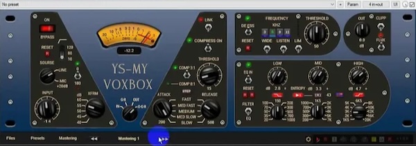 YS Plugins「MY VoxBox」音に自然な揺らぎと奥行きをプラスするFLUXやENTROPY機能を搭載！アナログ機材の温かみを完全再現した多機能VSTプラグイン｜DTMプラグインセール