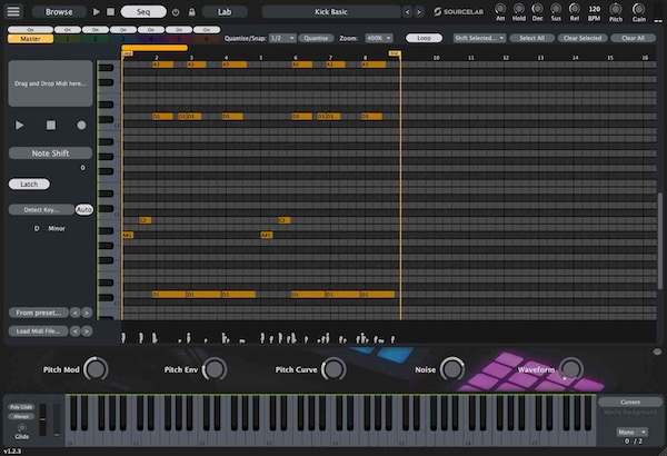 Initial Audio「SourceLab」Skrillexスタイル・ウェーブテーブルからハイパーリアル・マルチサンプル楽器まで一元管理！6レイヤーMIDIシーケンサーとモジュラーFXラック搭載による次世代プロフェッショナル音楽制作環境｜DTMプラグインセール