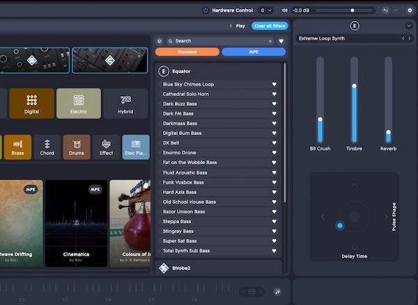 ROLI「ROLI Studio」500+サウンド収録・世界最大MPEプリセット・コレクションが創造性を加速！Equator・Strobe2・Cypher2統合とスマート・プロダクション・ツールによる直感的音楽制作革命｜DTMプラグインセール
