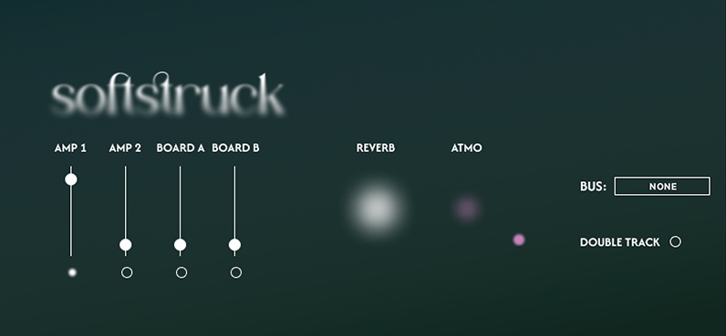 Sonora Cinematic「Softstruck」フェルト・ピアノの概念をギターに革新的転用！ウルトラソフト・フェルト・ピック奏法による刷毛ブラッシュ・ブラード・トーンの映画的ノスタルジア｜DTMプラグインセール