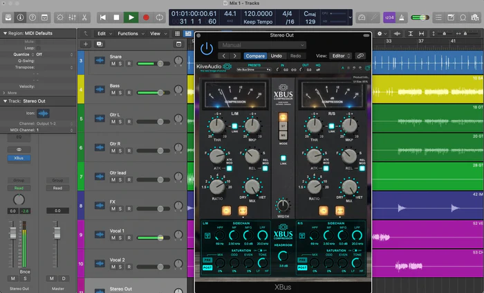 Kiive Audio「XBus」クラシックVCAスタイル・グルー効果とヘッドルーム・コントロールによるレコード級ミックス完成度！エンジニアが『ミックスバス・チートコード』と呼ぶ伝説的コンプレッション｜DTMプラグインセール