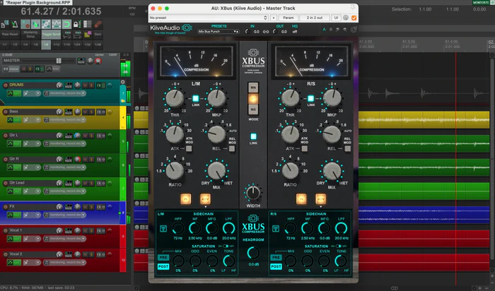 Kiive Audio「XBus」クラシックVCAスタイル・グルー効果とヘッドルーム・コントロールによるレコード級ミックス完成度！エンジニアが『ミックスバス・チートコード』と呼ぶ伝説的コンプレッション｜DTMプラグインセール