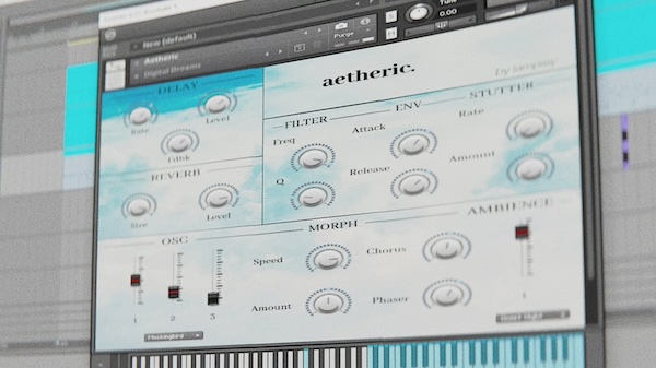 Iamlamprey「Aetheric」映像・ゲーム・アンビエントに最適な環境音×多機能オシレーターで広がる音の世界！幻想的で深みのあるサウンドを簡単に作れるKontakt専用パッド音源｜DTMプラグインセール