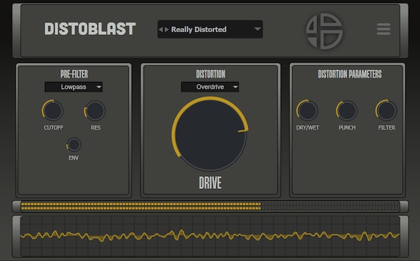 Audio Blast「DistoBlast」9つの破壊アルゴリズムを搭載したマルチモード・ディストーション・プラグイン!微細なサチュレーションから全帯域殲滅まで対応する現代プロデューサー必携の音響兵器|DTMプラグインセール
