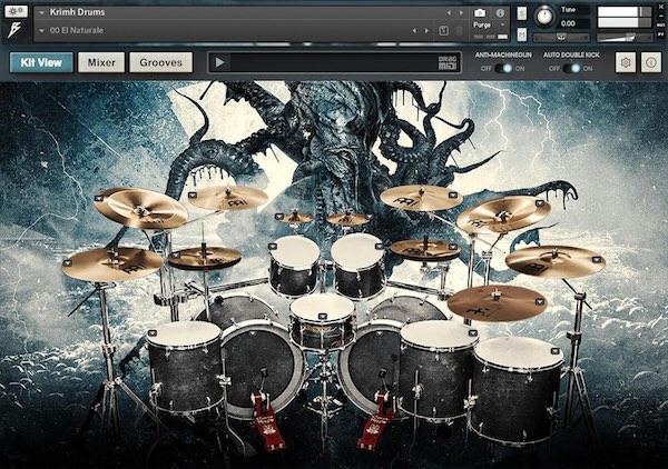 Bogren Digital「Krimh Drums」世界最高峰メタルドラマー Kerim "Krimh" Lechnerの演奏を完全収録!Jens Bogren プロデュース × Fascination Street Studios録音によるリアリズムと深度を追求した次世代ドラム音源|DTMプラグインセール