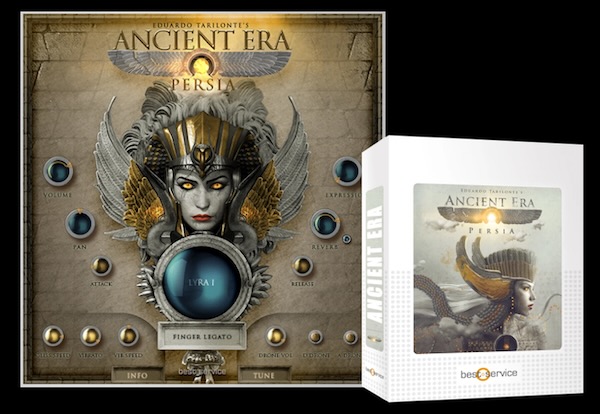Best Service「Ancient ERA Persia」28種類以上の弦楽器・管楽器・打楽器に加え幻想的な声素材ま!で収録、あらゆるクリエイターにインスピレーションを与える映画・ゲーム・ドキュメンタリー音楽まで幅広く活用できるリアルサウンドライブラリ|DTMプラグインセール