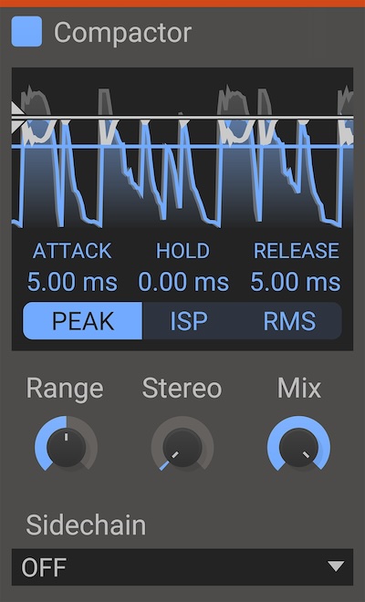 Kilohearts「Compactor」キックとベースの住み分けはもちろん、ボーカルを際立たせる処理や大胆な歪みエフェクトまで操れるサイドチェインダッキングプラグイン|DTMプラグインセール