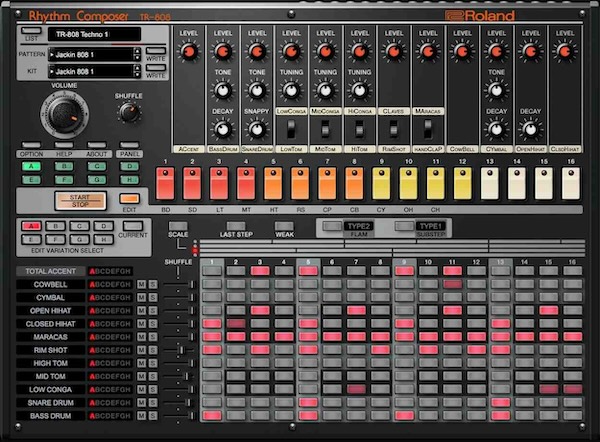 Roland「TR-808」史上最も有名なドラムマシンのブーム、スナップ、シズルを完全再現！Roland独自のアナログ回路動作テクノロジーで伝説の808サウンドとモダン機能を融合した決定版プラグイン｜DTMプラグインセール
