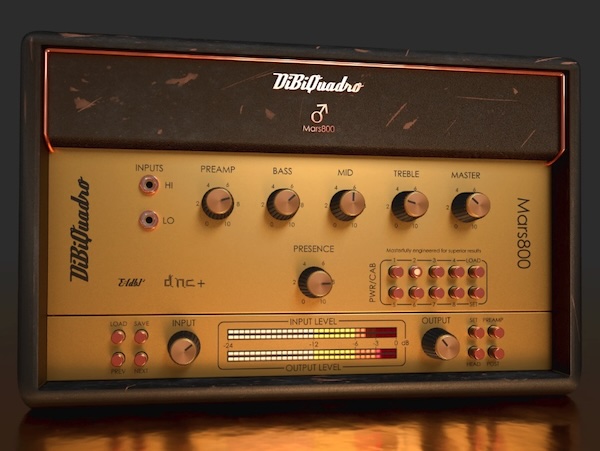 DibiQuadro Audio「Mars800Free」EL34搭載の伝説的ロックアンプを完全再現!非線形64bitエンジンとキャビネット/マイク/真空管パワーアンプを統合再現する革新的Pwr/Cab技術で、本物のような空気感と歪み感をDAWで無料体験できるアンプシミュ|DTMプラグインセール