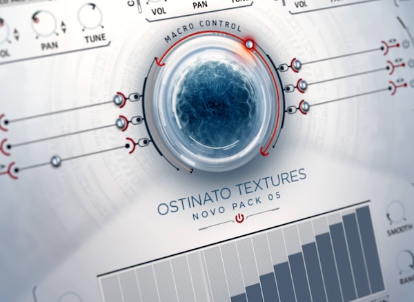 Heavyocity「NOVO Ostinato Textures」ムーブメントとエモーションが出会う場所で生まれた、ソロバイオリン・ビオラ・チェロの緻密なオスティナート・パフォーマンスを完全収録したHeavyocity流シネマティック・サウンドデザイン・ストリングス音源｜DTMプラグインセール