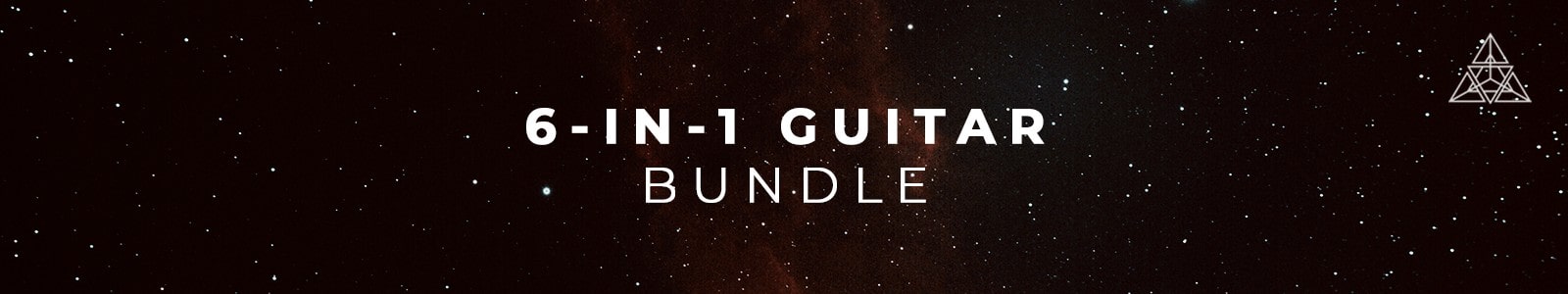 Dark Intervals「6-in-1 Guitar Bundle」Guitars In Space全4巻とSmooth Guitars 2種類を収録した即戦力ギター音源集!アンビエントからシネマティック、ファンクやジャズまで幅広く対応できる万能ツール|DTMプラグインセール