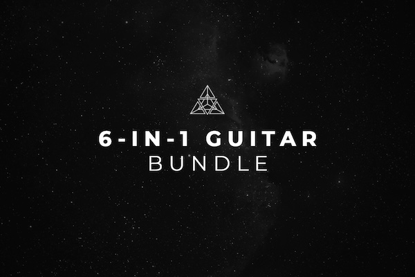 Dark Intervals「6-in-1 Guitar Bundle」Guitars In Space全4巻とSmooth Guitars 2種類を収録した即戦力ギター音源集!アンビエントからシネマティック、ファンクやジャズまで幅広く対応できる万能ツール|DTMプラグインセール