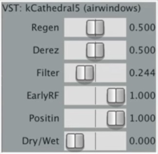 Airwindows「kCathedral5」プリディレイ不要で直感的に空間を操れる!高解像度録音でも安定した音質を実現する革新的リバーブプラグイン|DTMプラグインセール