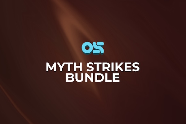 Ocean Swift Synthesis「Myth Strikes Bundle」フィールド録音・モジュラー音源・AI音声・SDRチャターまで完全網羅!9,320超のサンプルとNKS2対応パーカッション音源で“音の演出”が変わるサンプルバンドル|DTMプラグインセール