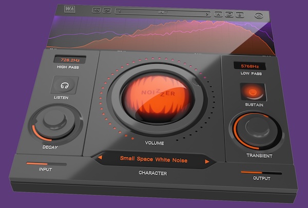 W. A. Production「Noizzer」スネアやキックのアタックが足りないと感じたら試すべき！ノイズを重ねるだけでドラムの抜け感・パンチ感が劇的に向上するノイズの秘密兵器｜DTMプラグインセール