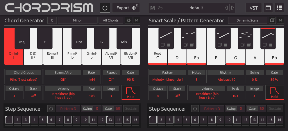 Mozaic Beats「Chord Prism 2」あらゆるコード進行からプロフェッショナル・サウンドのベースライン、メロディ、アルペジオを簡単作成!特許技術によるSmart Scale・Multi Arp・Instance Sync搭載の革新的コード・パフォーマンス・システム|DTMプラグインセール