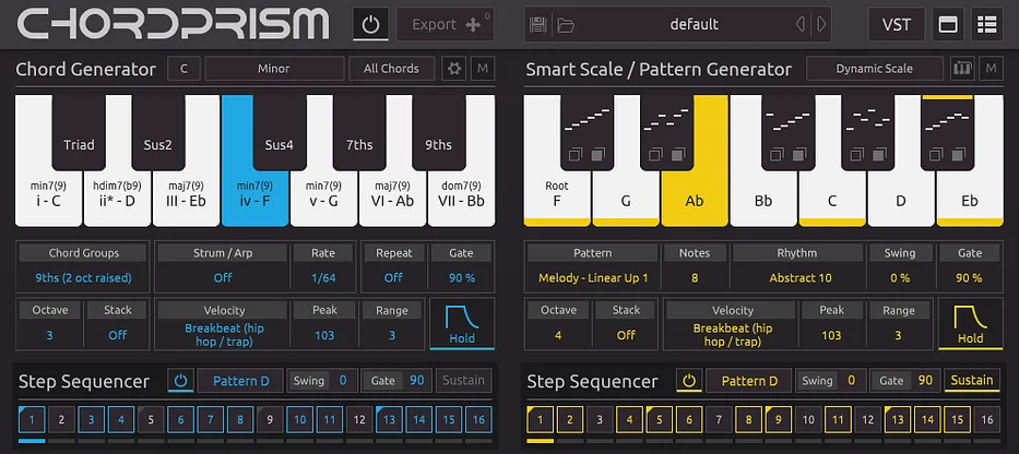Mozaic Beats「Chord Prism 2」あらゆるコード進行からプロフェッショナル・サウンドのベースライン、メロディ、アルペジオを簡単作成!特許技術によるSmart Scale・Multi Arp・Instance Sync搭載の革新的コード・パフォーマンス・システム|DTMプラグインセール