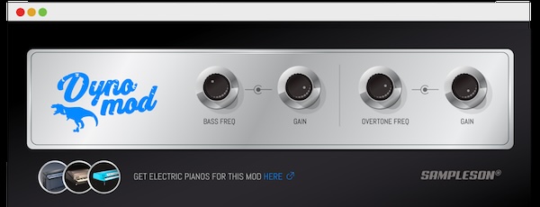 Sampleson「DynoMod」モデリングエレピと最高の相性!ノイズレスで高域を無限にブースト可能な、エレクトリックピアノ専用に設計された無料エフェクト|DTMプラグインセール
