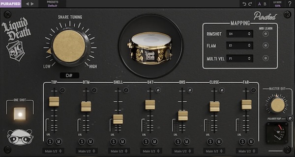 Purafied Audio「Purafied Liquid Death™ Snare」圧倒的な音圧と存在感!Sam Pura録音の500以上のサンプルで構築された史上最重量級スネア音源|DTMプラグインセール