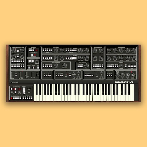 Cherry Audio「Elka-X」幻の名機Synthexを完全再現!1980年代の先進的マルチティンブラル設計を21世紀仕様にアップグレード、600超のプロパッチと拡張シーケンサーで蘇る、スティービーワンダーも愛用した伝説のトーン|DTMプラグインセール