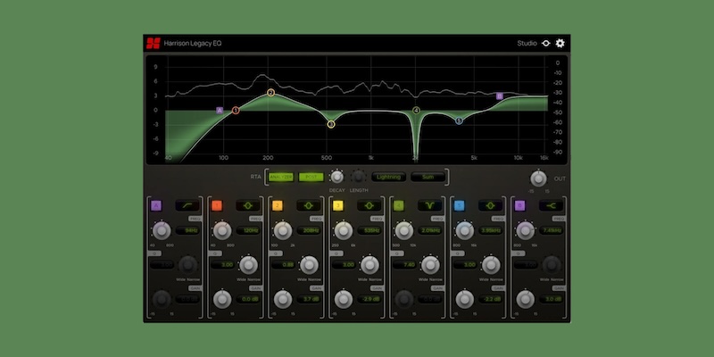 Harrison「Legacy EQ」音響史に残るMPCデジタルイコライザーが現代に復活！世界の高級ポストプロダクション・映画スタジオで愛用された音楽的EQの決定版｜DTMプラグインセール
