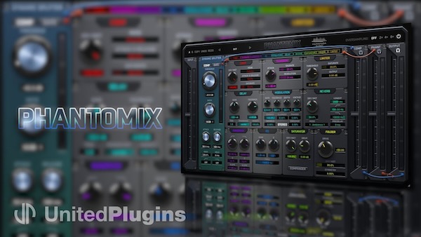United Plugins「Phantomix」従来のコンプレッションを超越した音響処理革命!コンプレッサーの常識を覆す"捨てずに変換する"哲学、ダイナミクスを再利用して創造する次世代サウンドデザイン|DTMプラグインセール