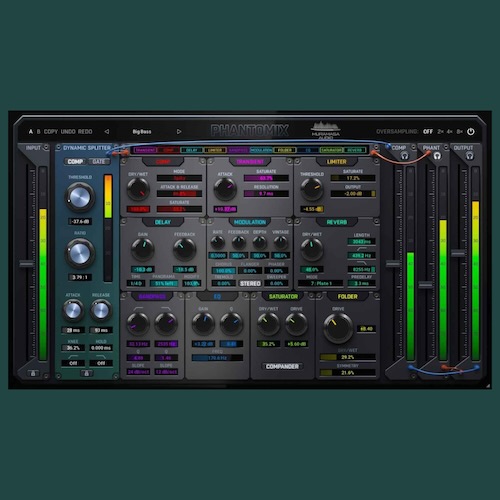 United Plugins「Phantomix」従来のコンプレッションを超越した音響処理革命!コンプレッサーの常識を覆す"捨てずに変換する"哲学、ダイナミクスを再利用して創造する次世代サウンドデザイン|DTMプラグインセール