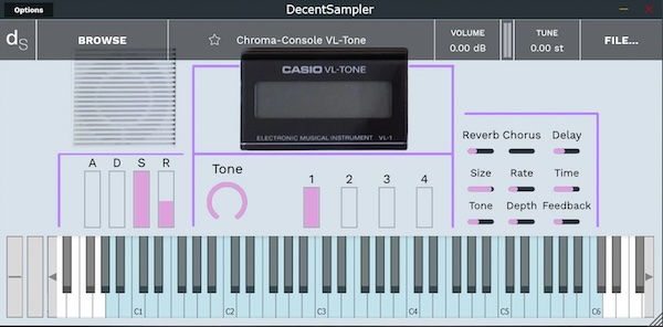 Necatuss「Chroma Console VL-Tone」グリッチ感・柔らかさ・深みを兼ね備える！カシオVL-Tone×エフェクトペダルChroma Consoleで生まれた唯一無二のローファイ音源｜DTMプラグインセール