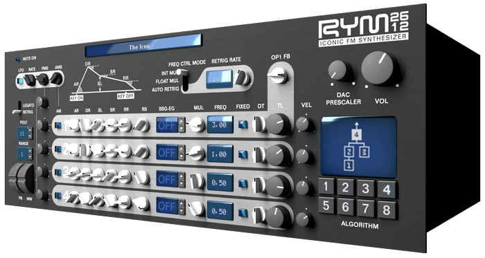 Inphonik「RYM2612 Iconic FM Synthesizer」ゲーム音楽革命の立役者で、他機種を圧倒した本格FMシンセ搭載ハードウェアの真髄!デジタルサチュレーションと自然な歪みを忠実再現する究極エミュレーション|DTMプラグインセール