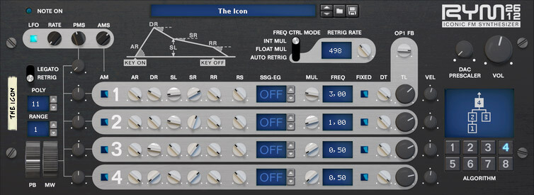 Inphonik「RYM2612 Iconic FM Synthesizer」ゲーム音楽革命の立役者で、他機種を圧倒した本格FMシンセ搭載ハードウェアの真髄!デジタルサチュレーションと自然な歪みを忠実再現する究極エミュレーション|DTMプラグインセール