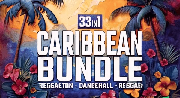 Kryptic Samples「CARIBBEAN BUNDLE 33IN1」43GB・全10900ファイル収録！トラックメイカー・ビートメーカーにとって欠かせない、Dancehall、Reggaeton、Latin系ジャンルを一気に網羅できる、情熱的な南国サウンドパック｜DTMプラグインセール
