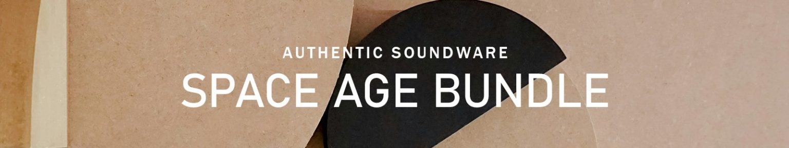 Authentic Soundware「Space Age Bundle」1950〜60年代の宇宙時代を再現するサウンドライブラリ!600以上のワンショットと10種類のコンストラクションキット収録、Lounge・Bossa Nova・Crime Jazz・Easy Listening まで網羅したレトロフューチャーな音楽制作の決定版|DTMプラグインセール